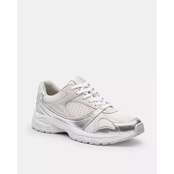 NEW Coach woman's Sport Sneaker Light Grey CAS53 US 8 - Picture 6 of 6